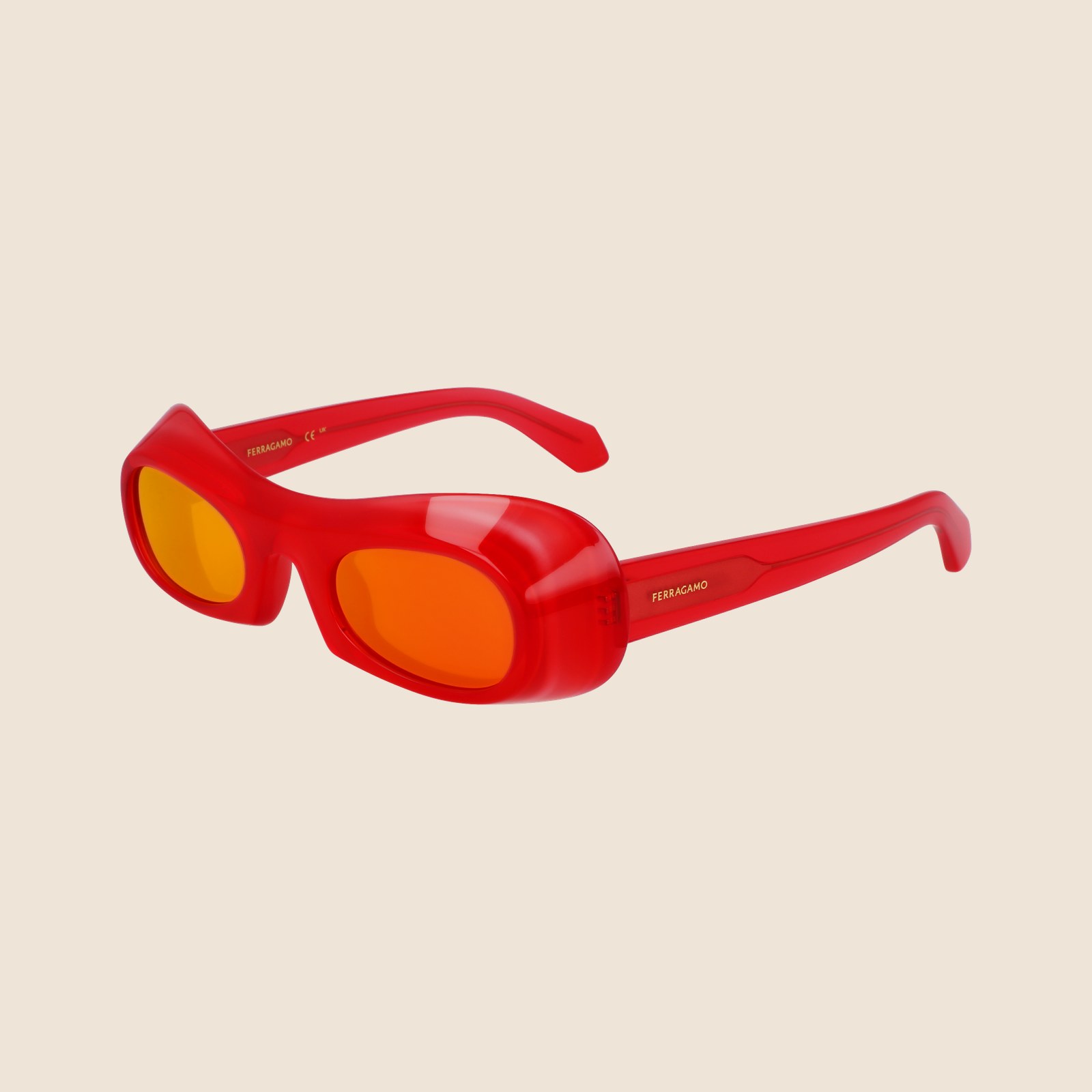 Ferragamo SF2030S Vermelho Translúcido