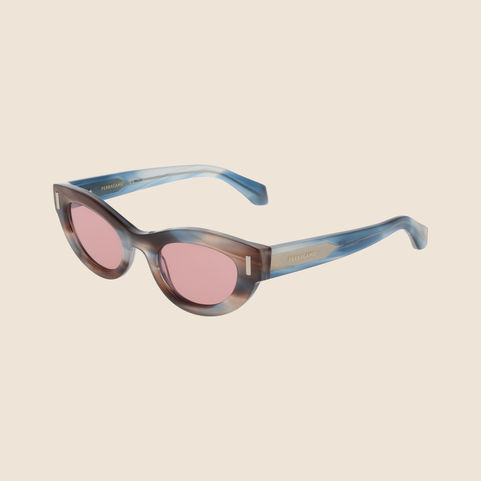 Ferragamo SF2062SE Areia e Azul