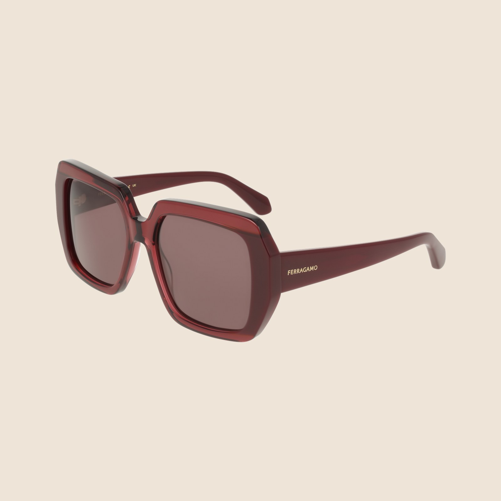 Ferragamo SF2081S Vermelho e Vinho