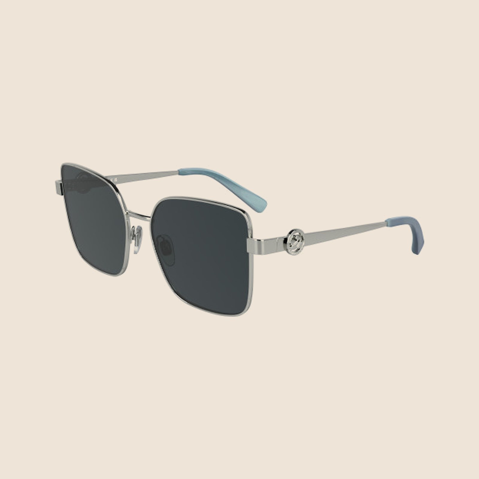 Longchamp LO181S Prata e Cinza
