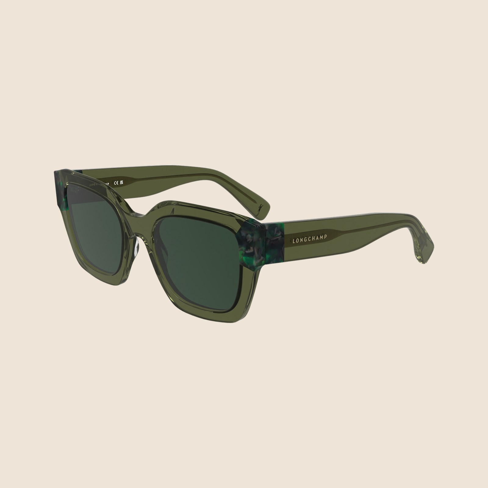 Longchamp LO771S Verde Translúcido
