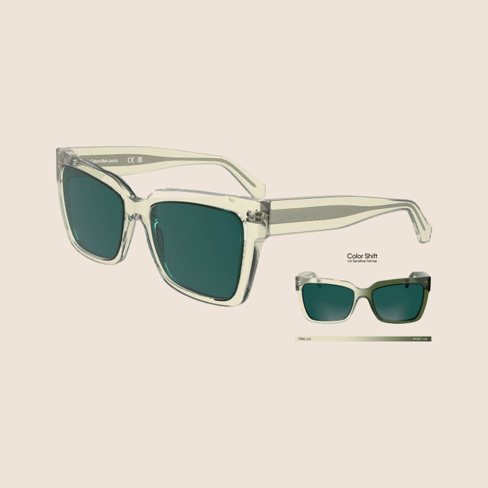 Calvin Klein Jeans CKJ24606S e Verde Tran...