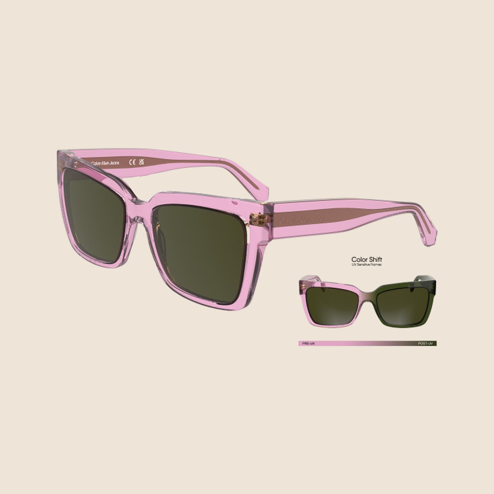 Calvin Klein Jeans CKJ24606S Rosa e Cáqui